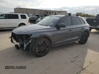 2019 Audi SQ5 Prestige with VIN WA1C4AFY1K2088255, listed as a Copart auction lot 80558084 with 42,035 mi miles and Salvage Title. Bid and sale history available at carsss.com. Image 1.