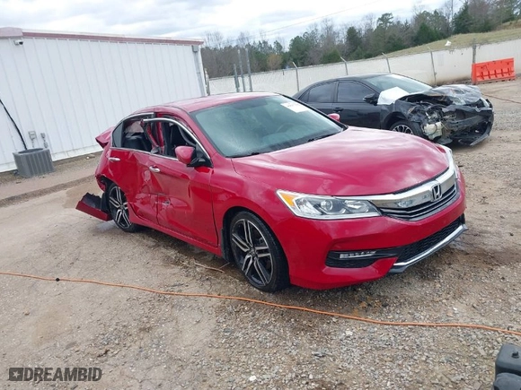 2017 Honda Accord Sedan Sport SE with VIN 1HGCR2F13HA299456, listed as a IAAI auction lot 41837392 with 114,006 mi miles. Bid and sale history available at carsss.com. Image 1.