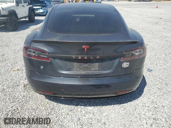 2016 Tesla Model S 90D with VIN 5YJSA1E27GF171698, listed as a Copart auction lot 49176205 with 107,913 mi miles and Salvage Title. Bid and sale history available at DreamBid. Image 6.