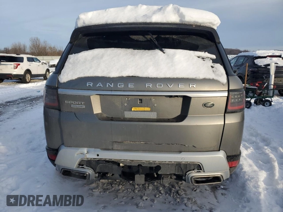 2018 Land Rover Range Rover Sport with VIN SALWR2RE3JA191721, listed as a Copart auction lot 88472525 with 40,108 mi miles and Clean Title. Bid and sale history available at DreamBid. Image 6.