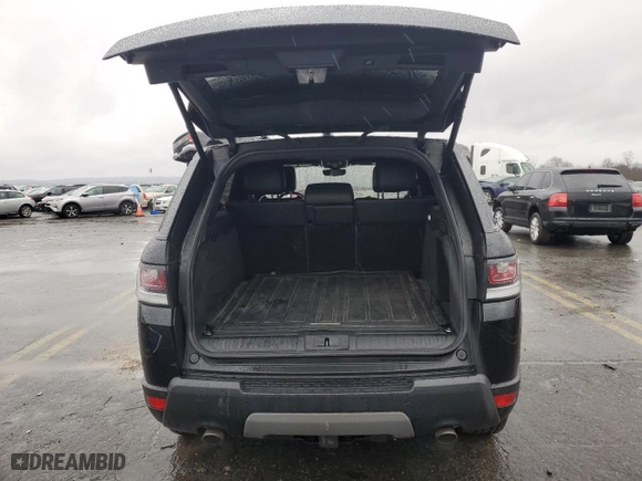 2017 Land Rover Range Rover Sport SE with VIN SALWG2FV1HA162707, listed as a Copart auction lot 83765894 with 120,587 mi miles and Salvage Title. Bid and sale history available at carsss.com. Image 6.