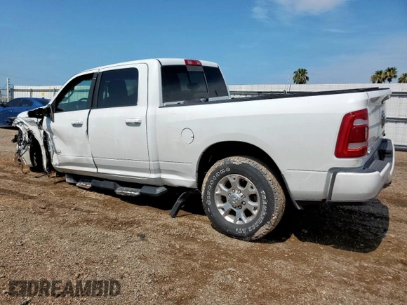 2024 Ram 2500 Laramie with VIN 3C6UR5FL1RG341106, listed as a Copart auction lot 58538335 with 25,283 mi miles and Salvage title. Bid and sale history available at DreamBid. Image 2.