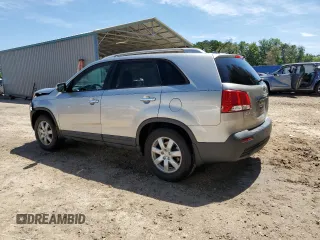 2013 Kia Sorento LX with VIN 5XYKT3A61DG372659, listed as a Copart auction lot 57787855 with 61,489 mi miles and Salvage title. Bid and sale history available at DreamBid. Image 2.