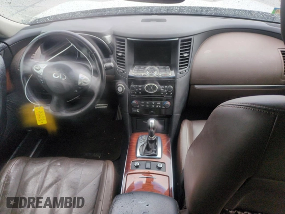 2012 Infiniti FX with VIN JN8BS1MW0CM180251, listed as a Copart auction lot 54678185 with 58,346 mi miles and Salvage Title. Bid and sale history available at DreamBid. Image 8.