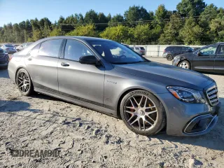 2020 Mercedes-Benz S 63 AMG with VIN WDDUG8JB2LA516912, listed as a Copart auction lot 74954834 with Not Provided miles and Salvage Title. Bid and sale history available at DreamBid. Image 4.