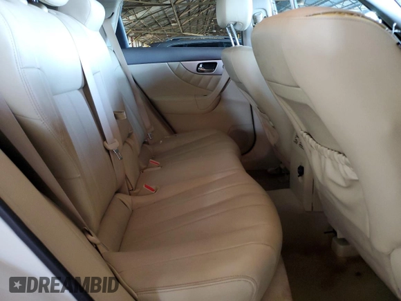 2015 Infiniti QX70 with VIN JN8CS1MU5FM381036, listed as a Copart auction lot 54107975 with Not Provided miles and Salvage Title. Bid and sale history available at DreamBid. Image 10.