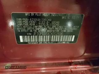 2012 Subaru Impreza 2.0i z VIN JF1GPAA6XCH202696, wystawiony jako Copart lot #53822125 z przebiegiem 144 845 mil mil oraz Szkoda całkowita • Salvage title. Historia ofert i sprzedaży dostępna na DreamBid. Obrazek 13.