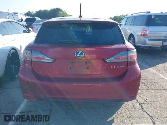 2011 Lexus CT 200h with VIN JTHKD5BH1B2032281, listed as a IAAI auction lot 42631957 with 180,551 mi miles and . Bid and sale history available at DreamBid. Image 16.