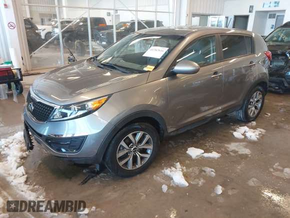 2015 Kia Sportage LX with VIN KNDPB3ACXF7686082, listed as a IAAI auction lot 41282616 with 107,613 mi miles and . Bid and sale history available at carsss.com. Image 18.