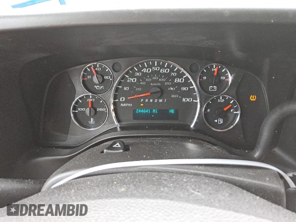 2018 Chevrolet Express Cargo with VIN 1GCWGAFG2J1309593, listed as a Copart auction lot 53824995 with 244,641 mi miles and Clean Title. Bid and sale history available at DreamBid. Image 9.