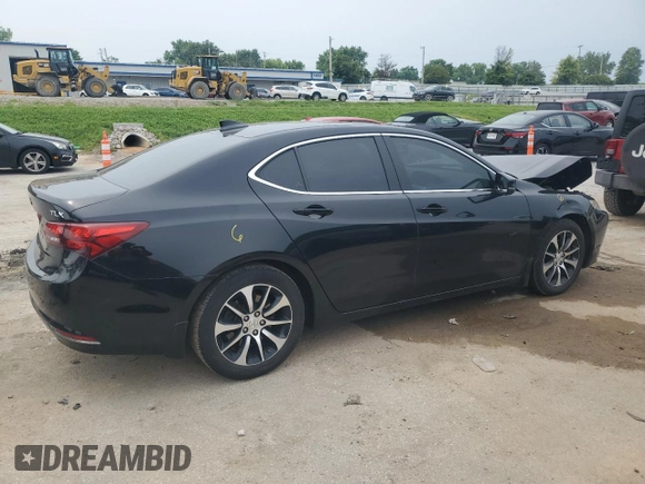 2015 Acura TLX with VIN 19UUB1F33FA024462, listed as a Copart auction lot 60557835 with 173,738 mi miles and Salvage title. Bid and sale history available at DreamBid. Image 3.