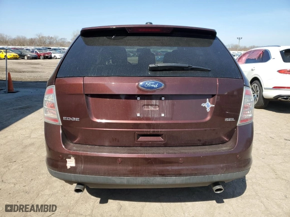 2009 Ford Edge SEL with VIN 2FMDK38C39BA55254, listed as a Copart auction lot 48774085 with 213,312 mi miles and Salvage Title. Bid and sale history available at carsss.com. Image 6.