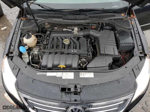 2012 Volkswagen CC VR6 4Motion with VIN WVWGU7AN4CE539766, listed as a Copart auction lot 43251545 with 127,978 mi miles and Salvage Title. Bid and sale history available at carsss.com. Image 11.