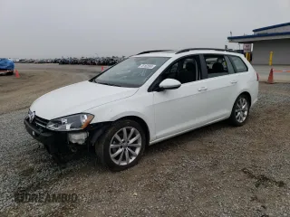 2017 Volkswagen Golf SportWagen SE with VIN 3VWC17AU2HM502504, listed as a Copart auction lot 76162504 with 79,020 mi miles and Salvage Title. Bid and sale history available at carsss.com. Image 1.