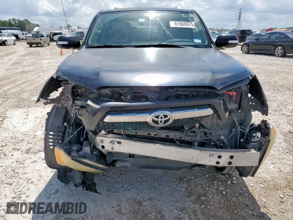 2013 Toyota 4Runner SR5 with VIN JTEZU5JR6D5054803, listed as a Copart auction lot 61860975 with 301,828 mi miles and Salvage title. Bid and sale history available at DreamBid. Image 5.