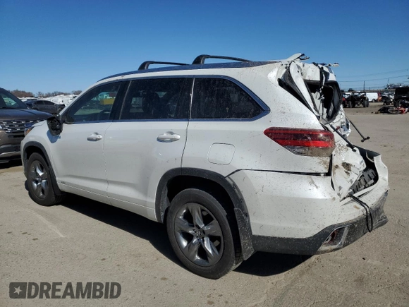 2017 Toyota Highlander Hybrid Limited with VIN 5TDDGRFH5HS027024, listed as a Copart auction lot 48002505 with 64,372 mi miles and Salvage title. Bid and sale history available at DreamBid. Image 2.