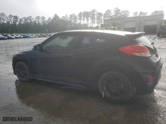 2013 Hyundai Veloster Turbo w/Black Int with VIN KMHTC6AE8DU100228, listed as a Copart auction lot 54196805 with 123,016 mi miles and Clean Title. Bid and sale history available at carsss.com. Image 2.