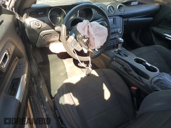 2015 Ford Mustang V6 with VIN 1FA6P8AM2F5329841, listed as a Copart auction lot 49534205 with 137,188 mi miles and Salvage title. Bid and sale history available at DreamBid. Image 8.
