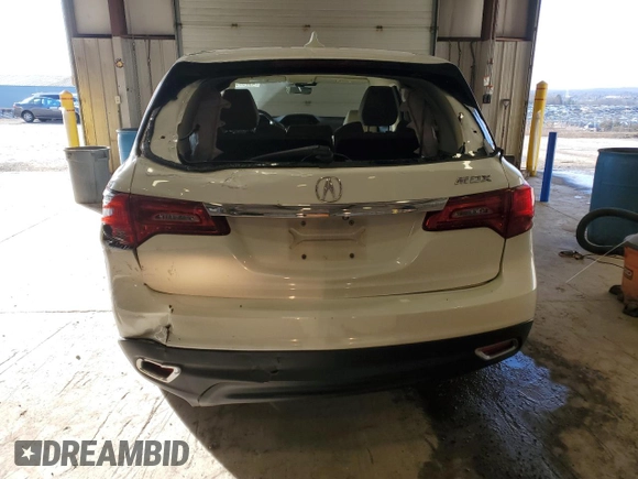 2016 Acura MDX w/Tech with VIN 5FRYD3H46GB017086, listed as a Copart auction lot 45859595 with 94,228 mi miles and Salvage Title. Bid and sale history available at carsss.com. Image 6.