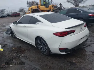 2021 Infiniti Q60 Luxe with VIN JN1EV7KL1MM470045, listed as a IAAI auction lot 41337676 with 11,154 mi miles and . Bid and sale history available at DreamBid. Image 3.