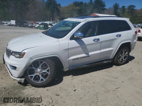 2021 Jeep Grand Cherokee High Altitude with VIN 1C4RJFCG7MC562577, listed as a Copart auction lot 54121145 with 37,617 mi miles and Salvage title. Bid and sale history available at DreamBid. Image 1.
