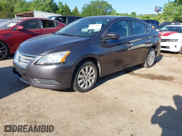 2014 Nissan Sentra SV with VIN 3N1AB7AP6EL694256, listed as a IAAI auction lot 42272806 with 164,248 mi miles and . Bid and sale history available at DreamBid. Image 2.