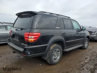 2003 Toyota Sequoia Limited with VIN 5TDBT48A83S186554, listed as a Copart auction lot 45970365 with 122,475 mi miles and Clean Title. Bid and sale history available at carsss.com. Image 3.