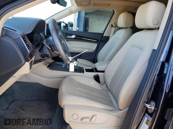 2018 Audi Q5 Premium Plus with VIN WA1BNAFY8J2161015, listed as a Copart auction lot 54365795 with 25,921 mi miles and Salvage Title. Bid and sale history available at carsss.com. Image 7.