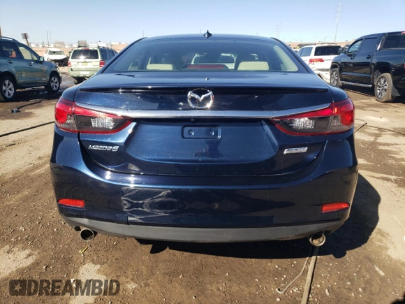 2015 Mazda 6 i Grand Touring with VIN JM1GJ1W58F1197555, listed as a Copart auction lot 47236975 with 66,616 mi miles and Salvage Title. Bid and sale history available at carsss.com. Image 6.