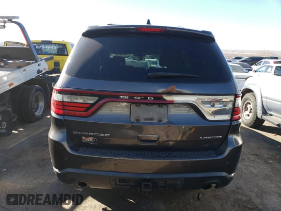 2014 Dodge Durango Limited with VIN 1C4SDHDT7EC390553, listed as a Copart auction lot 42172425 with 204,963 mi miles and Clean title. Bid and sale history available at DreamBid. Image 6.