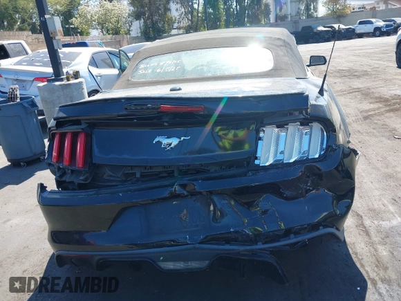 2016 Ford Mustang EcoBoost Premium with VIN 1FATP8UH6G5285054, listed as a IAAI auction lot 42598920 with 76,529 mi miles and . Bid and sale history available at DreamBid. Image 16.