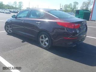 2014 Kia Optima LX with VIN 5XXGM4A77EG310738, listed as a IAAI auction lot 41990314 with 1 mi miles. Bid and sale history available at carsss.com. Image 3.