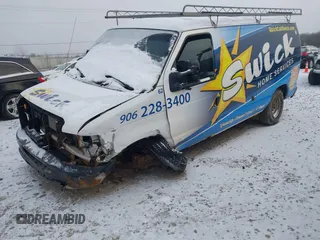 2011 Ford Econoline Cargo Commercial with VIN 1FTNE2EW6BDA23665, listed as a IAAI auction lot 41045981 with Not provided miles and . Bid and sale history available at DreamBid. Image 2.