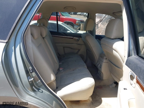 2009 Hyundai Santa Fe GLS with VIN 5NMSG13D19H331269, listed as a IAAI auction lot 42005021 with 120,215 mi miles. Bid and sale history available at carsss.com. Image 8.