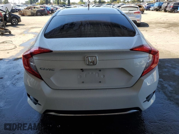 2019 Honda Civic Sedan LX with VIN 2HGFC2F63KH586380, listed as a Copart auction lot 50124585 with 41,997 mi miles and Salvage Title. Bid and sale history available at carsss.com. Image 6.