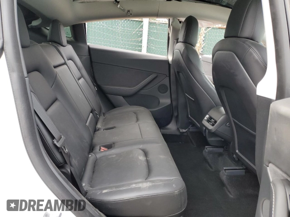 2022 Tesla Model Y Performance with VIN 7SAYGDEF7NF311990, listed as a Copart auction lot 43705395 with 25,651 mi miles and Salvage Title. Bid and sale history available at DreamBid. Image 11.