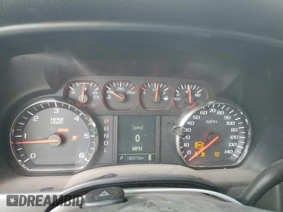 2017 Chevrolet Silverado 1500 LS with VIN 1GCRCNEC7HZ350599, listed as a Copart auction lot 51316315 with 188,570 mi miles and Salvage Title. Bid and sale history available at DreamBid. Image 9.