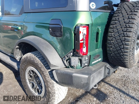 2022 Ford Bronco with VIN 1FMEE5DP9NLB56714, listed as a IAAI auction lot 41766648 with 44,970 mi miles and . Bid and sale history available at DreamBid. Image 6.
