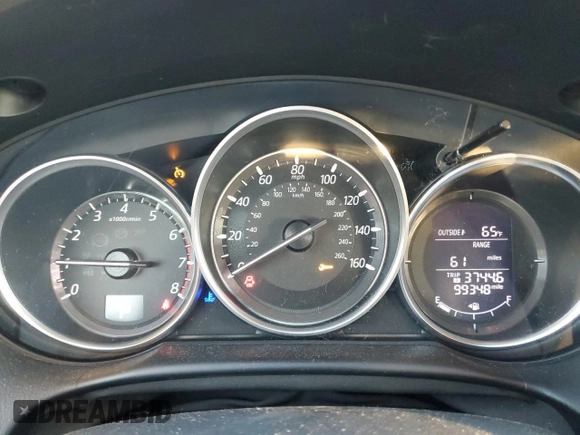 2016 Mazda CX-5 Sport with VIN JM3KE2BY9G0771969, listed as a Copart auction lot 80966064 with 99,348 mi miles and Salvage title. Bid and sale history available at DreamBid. Image 9.