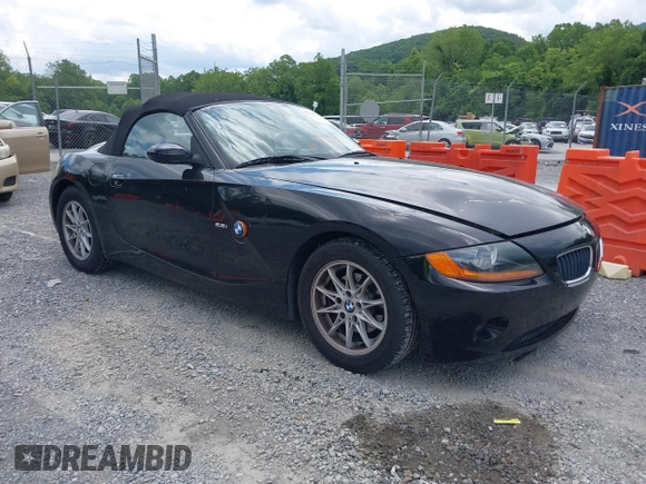 2003 BMW Z4 2.5i with VIN 4USBT33473LS40174, listed as a IAAI auction lot 42637259 with 88,136 mi miles and . Bid and sale history available at DreamBid. Image 1.