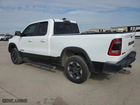 2019 Ram 1500 Rebel with VIN 1C6SRFET6KN841001, listed as a Copart auction lot 87845575 with 68,075 mi miles and Salvage Title. Bid and sale history available at carsss.com. Image 2.