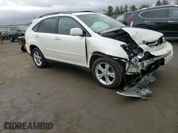2008 Lexus RX 400h with VIN JTJGW31U182008928, listed as a Copart auction lot 47746115 with 158,183 mi miles and Salvage Title. Bid and sale history available at DreamBid. Image 12.