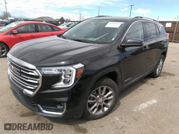 2023 GMC Terrain SLT with VIN 3GKALVEG1PL249973, listed as a IAAI auction lot 41826094 with 47,730 mi miles and . Bid and sale history available at carsss.com. Image 17.