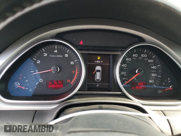 2011 Audi Q7 Premium Plus with VIN WA1LGAFE1BD007630, listed as a Copart auction lot 60173075 with 183,377 mi miles and Clean title. Bid and sale history available at DreamBid. Image 9.