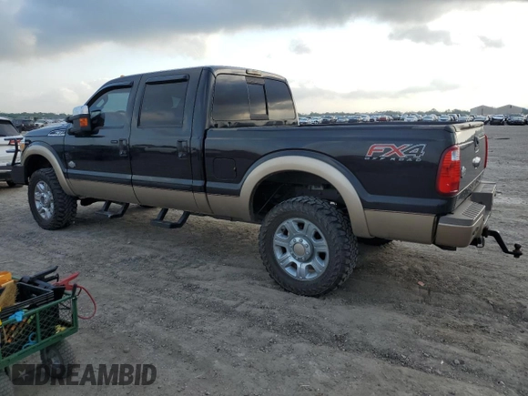 2014 Ford F-350 XLT with VIN 1FT8W3BT4EEB01188, listed as a Copart auction lot 55171925 with 273,834 mi miles and Salvage Title. Bid and sale history available at DreamBid. Image 2.