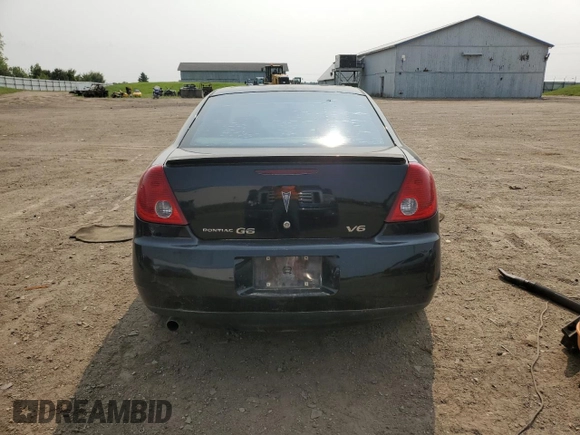 2005 Pontiac G6 GT with VIN 1G2ZH528154162093, listed as a Copart auction lot 59171695 with 250,407 mi miles and Salvage title. Bid and sale history available at DreamBid. Image 6.