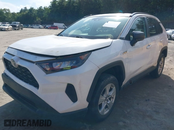 2019 Toyota RAV4 Hybrid LE with VIN 2T3LWRFV0KW024848, listed as a IAAI auction lot 42490933 with 48,384 mi miles and . Bid and sale history available at DreamBid. Image 2.