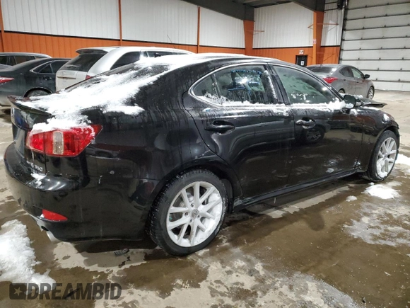 2011 Lexus IS 350 with VIN JTHCE5C22B5000532, listed as a Copart auction lot 46099055 with 201,651 mi miles and Salvage title. Bid and sale history available at DreamBid. Image 3.
