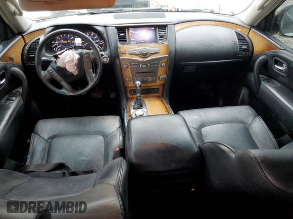 2013 Infiniti QX56 with VIN JN8AZ2NE7D9061281, listed as a Copart auction lot 51107315 with 207,403 mi miles and Non repairable. Bid and sale history available at DreamBid. Image 8.