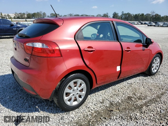 2014 Kia Rio LX with VIN KNADM5A35E6356053, listed as a Copart auction lot 74982134 with 78,623 mi miles and Non Repairable. Bid and sale history available at carsss.com. Image 3.